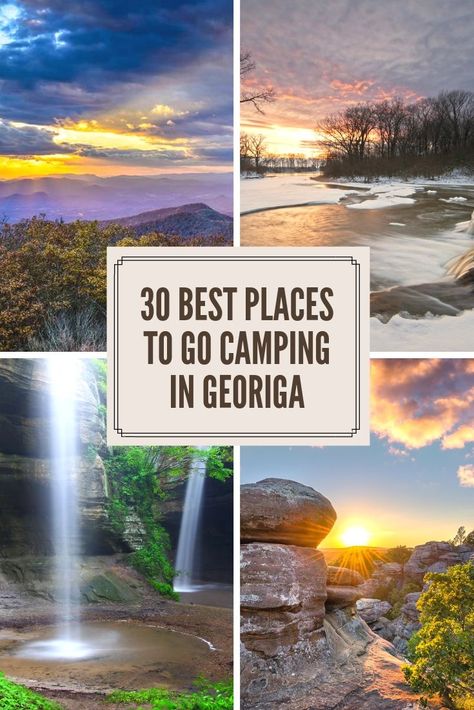 Best Camping Spots In The Us, Camping Georgia, Hiking In Georgia, Camp Ground, Camping Usa, Georgia Vacation, Camping Sites, Best Campgrounds, Mountain Camping