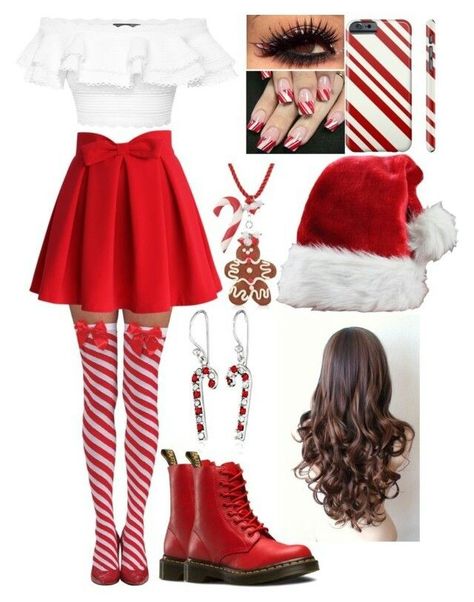 Christmas Costumes Diy, Candy Cane Costume, Diy Christmas Outfit, Christmas Costumes Women, Elf Kostüm, Christmas Elf Costume, Xmas Costumes, Christmas Dress Up, Diy Costumes Women