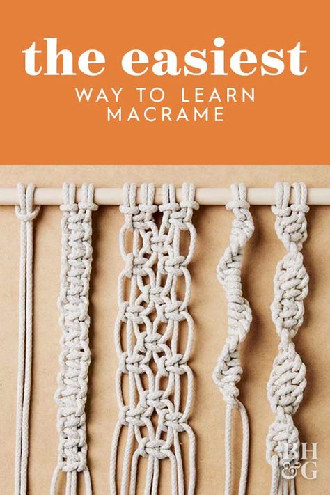 Learn Macrame, Hantverk Diy, Macrame Plant Hanger Tutorial, Free Macrame Patterns, Macrame Plant Hanger Patterns, Macrame Knots Tutorial, Macrame Knots Pattern, Diy Macrame Plant Hanger, Macrame Wall Hanging Diy