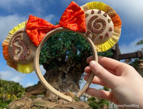 Lion King Ears, Animal Print Design, Iconic Artwork, Disney Dining Plan, Disney Food Blog, Spirit Jersey, Mickey Mouse Ears, Disney Addict, Disney Ears