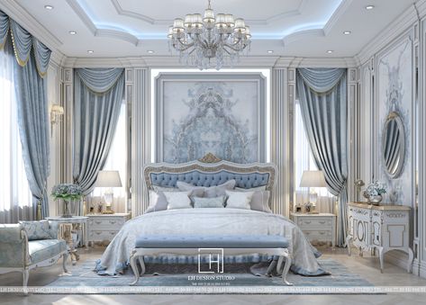 INTERIOR DESIGN IN PHNOM PENH on Behance Classic Bedroom Design, Classy Lifestyle, Luxury Bedroom Decor, Bedroom Interior Design Luxury, Bunk Bed Designs, Bad Inspiration, Dr House, Ceiling Ideas, Classic Interior Design