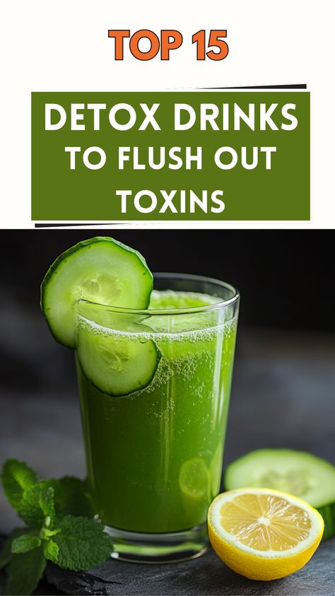 Revitalize your body with these 12 detox drinks designed specifically for busy moms! From fat-burning detox waters to liver-cleansing juices, these natural recipes will help flush out toxins and improve your gut health, perfect for glowing and clear skin, flat tummy, fat burning and to lose weight. You will #detox #weightloss #fatburn#flatbelly Bloated Belly Juice, Diy Gut Cleanse Drink, Cleansing Drinks Flat Belly, Gut Cleansing Juice Recipes, Drink Cleanse Recipes, Juicing For Flat Stomach, Cleansing Diet For Beginners, Daily Cleanse Drink, Lymph Drainage Drink