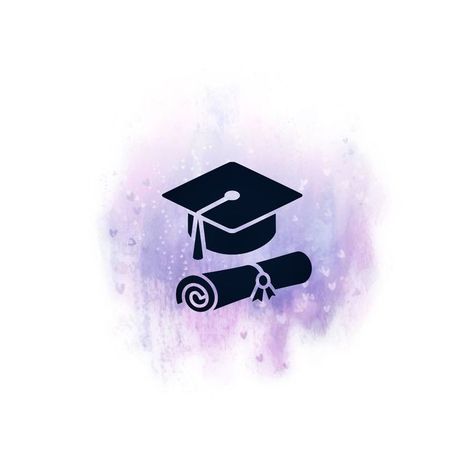 Graduation highlight cover | Instagram symbols, Instagram logo, Pink instagram Purple Cover Highlight Instagram, Purple Aesthetic Highlight Cover, Ig Highlight Covers Icons Aesthetic Purple, Highlight Covers Instagram Purple, Insta Highlight Cover Icons Purple, Graduation Aesthetic Wallpaper, Instagram Highlight Cover Purple, Purple Aesthetic Instagram Highlight, Purple Instagram Highlight Covers Icons