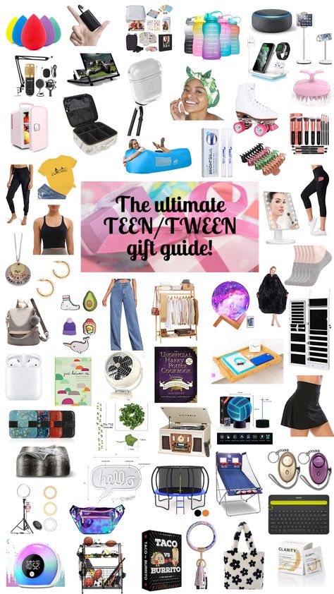 "2021 Ultimate Gift Guide for Teens and Tweens: Top Picks" Christmas Presents For Girls 10-12, Christmas List For Teen Girls 2023, Christmas Gifts For Preteen Girl, Teen Christmas Gifts 2023, Teen Girl Christmas List 2023, Christmas Gifts For 13 Girl, Birthday Gifts For 13 Girl, Teen Gifts 2023, Chirstmas List Teen Girl