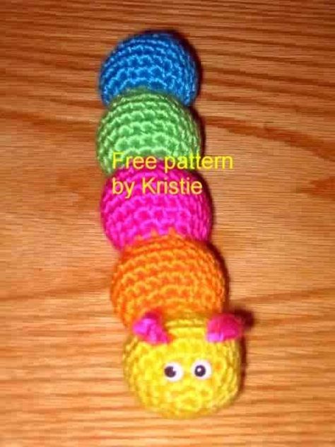 Crochet Caterpillar Pattern, Crochet Caterpillar, Inch Worm, Single Crochet Decrease, Animal Knitting Patterns, Hobby Ideas, Crochet Keychain Pattern, Crochet Decrease, Crochet Turtle