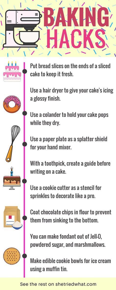 Follow these easy tips for fantastic baking. #bakingtips #cakes Weight Watcher Desserts, Cake Techniques, Baking Hacks, Low Carb Dessert, Kitchen Tips, Cake Decorating Tips, Baking Tips, Sweet Stuff, Cooking Kitchen