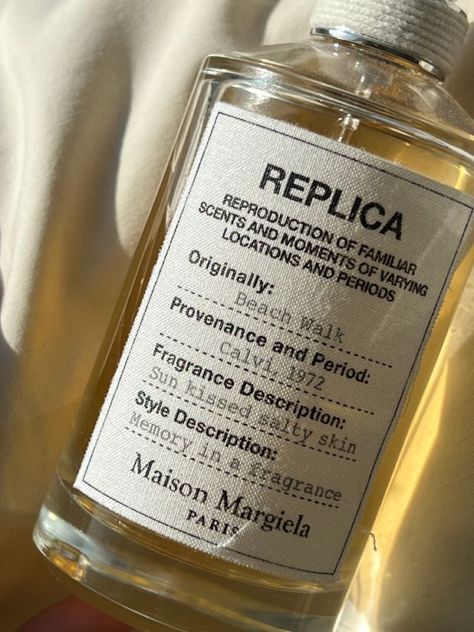 Replica Perfume Beach Walk, Replica Beach Walk Perfume, Replica Vanilla Perfume, Replica Perfume Vanilla, Maison Margiela Replica Perfume, Best Replica Perfume, Replica Perfume Aesthetic, Replica Scents, Replica Parfum