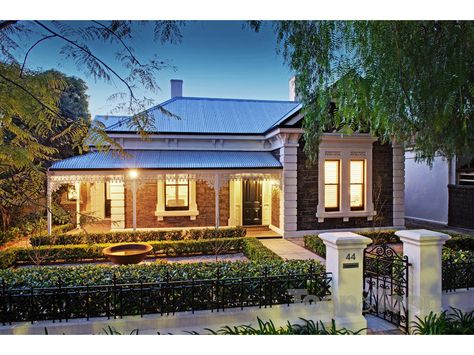 44 Miller Street, Unley House Facade, Miller Homes, Modern Extension, Victorian Cottage, Colour Ideas, Interior Modern, Interior Garden, Australian Homes, Real Estate Agency