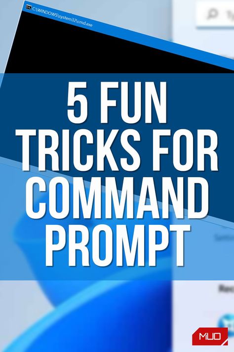 The Command Prompt may look boring, but it does have some fun tricks up its sleeve. #Microsoft #Windows #PC #Computer #Laptop #Technology #Tech #Software #Electronics #Office