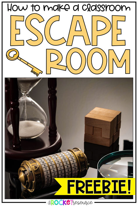 Wanting to try a classroom escape room elementary but not sure where to start? Read this blog post to find out how to make your own! Try a classroom escape room free as well. Classroom Escape Room Middle School, Escape Room Classroom Elementary, Science Escape Room Middle School, Classroom Escape Room Elementary, Escape Room Classroom, Classroom Escape Room, Homeroom Mom, Escape Room Diy, Breakout Boxes