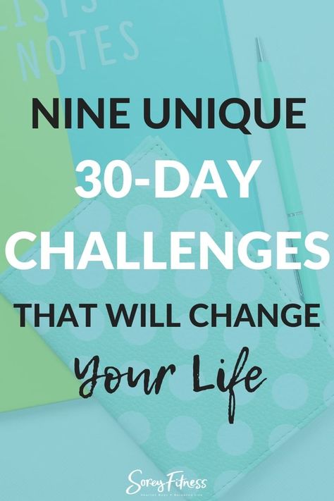 Ready to change your life? Your guide to which 30 day challenges work plus 9 unique 30-day challenge ideas that are absolutely life-changing! #newyearsresolution #30daychallenge #goaldigger #goalsetting #goals 28 Day Health Challenge, Do These Things For 30 Days, 5 Day Challenge Ideas, 30 Day Challenge For Men Life, Gut Challenge 30 Day, 30 Days Health Challenge, Work Challenges Ideas, Month Long Challenges, List Of 30 Day Challenges