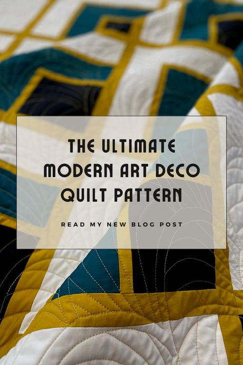 Art Deco Quilt Designs, Amazing Quilts Inspiration, Midcentury Quilt Patterns, Bold Quilt Patterns, Quilt Pattern Large Print Fabric, Mid Century Modern Quilt Patterns Free, Modern Quilts Contemporary Free Pattern, Midcentury Modern Quilt Pattern, Modern Easy Quilt Patterns