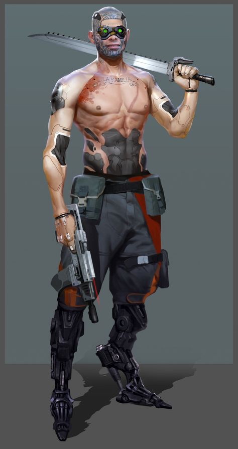 ArtStation - Cyberpunk Latin Gang, Eugene Postebaylo Cyberpunk Scavenger Art, Cyberpunk Game Character, Cyberpunk Scientist Male, Cyberpunk Boosterganger, Cyberpunk Techie Character, Cyberpunk Cowboy Character Design, Gorilla Arms Cyberpunk, Cyberpunk Scavenger, Cyberpunk Character Concept Art