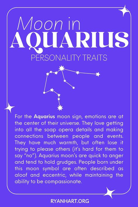 Aquarius Moon Traits, Aquarius Moon Woman, Aries Sun Aquarius Moon, Moon In Aquarius Woman, January Magick, Moon Person, Aquarius Moon Sign, Aquarius Personality Traits, Aquarius Energy