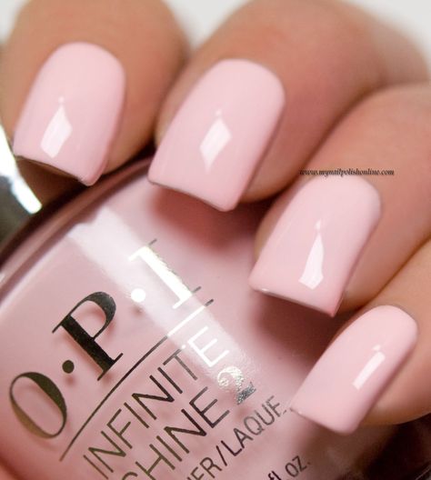 OPI - Pretty Pink Perseveres - http://www.mynailpolishonline.com/2016/07/opi/opi-pretty-pink-perseveres/ Nail Colors Opi, Opi Pink Nail Polish, Pink Nail Polish Colors, Light Pink Nail Polish, Pastel Pink Nails, Pale Pink Nails, Opi Gel Nails, Pink Nail Colors, Pretty Nail Colors