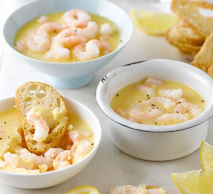 James Martin's classic seafood starter is best made the day before and left in the fridge overnight - perfect for a special Sunday lunch Seafood Starter, Dinner Party Starters, Smoked Shrimp, James Martin Recipes, Potted Shrimp, Bbc Good Food, Sunday Lunch, Bbc Good Food Recipes, British Food