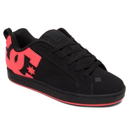 WOMEN'S COURT GRAFFIK SHOES Dc Shoes Women, Dc Skate, Sneaker Outfits Women, Tokyo Hotel, Snowboarding Style, Women Skates, Skate Style, Black Hot Pink, Shoe Black