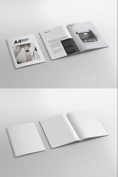 Book Mockup Template, Magazine Mockup Psd Free, Catalog Mockup, Brochure Mockup Free, Impact Report, 3d Crafts, Photobook Layout, Menu Mockup, Mockup Template Free