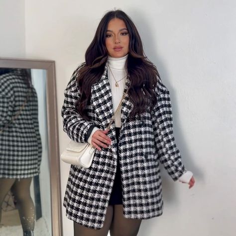 Curvy Winter Outfits, Winter Mode Outfits, Plus Size Winter Outfits, Plus Size Fall Outfit, Look Plus Size, Elegantes Outfit, Moda Plus Size, Plus Size Kleidung, Curvy Girl Outfits