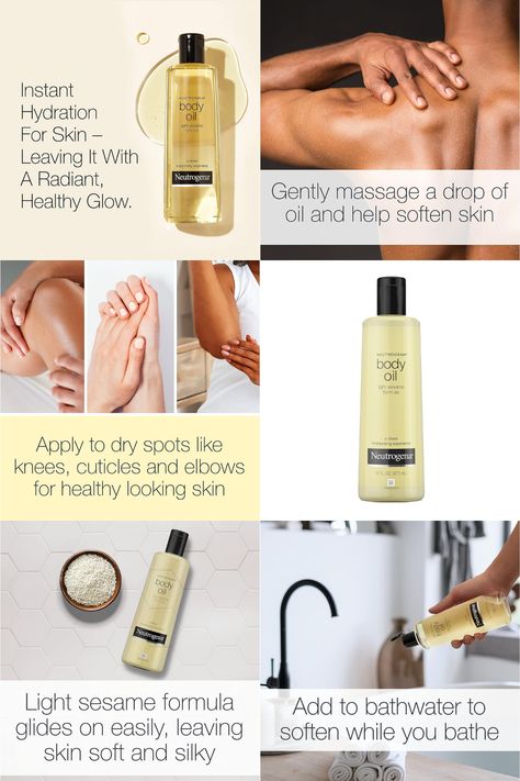 Shimmer body oil