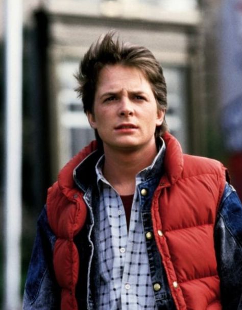 Marty McFly Michael J Fox, J Fox, Marty Mcfly, Nicolas Cage, 인물 드로잉, Halloween Costumes College, Michael J, Back To The Future, To The Future