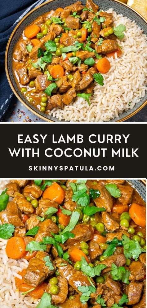 Indian Curry Lamb Recipes, Coconut Milk Beef Recipes, Curry Recipes Lamb, Lamb Cubes Recipes Meat, Lamb Curry Recipes Indian Easy, Lamb Recipes Healthy, Lamb And Lentil Curry, Low Fodmap Lamb Recipes, Mediterranean Curry Recipes