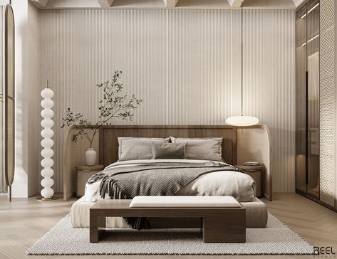 Exotic Bedrooms, Bedroom Behance, Craft Room Design, Modern Bedroom Interior, Japandi Interior, Boho Chic Bedroom, Master Room, Bedroom Decor Design, Sideboard Designs