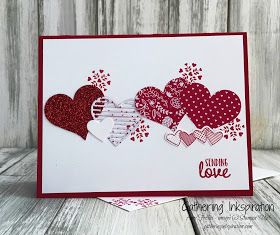 Gathering Inkspiration: Sealed with Love... Sending Love Beautiful Valentine Cards, Valentine Cards To Make, Selamat Hari Valentine, Stampin Up Valentine Cards, Valentines Day Cards Handmade, Valentine Love Cards, Kartu Valentine, Valentine Cards Handmade, Sending Love