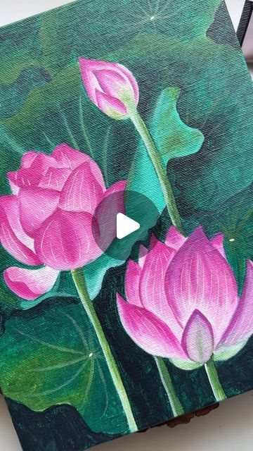 Prasun Balasubramaniam on Instagram: "Send this to someone who loves lotus 🪷🩷 . Botanical Acrylic Painting Workshop: Online - Botanical line Drawing - Acrylic painting basics  - Acrylic blending techniques  - Colour theory and colour mixing  - Canvas prepping and acrylic on paper - Illustration techniques on different medium Recordings will be provided with lifetime access  When: 1st & 2nd June, 8-9:30pm (Weekend)  Where: Google Meet, Online Fees: ₹1800 Registration link: https://cosmofeed.com/e/dVk081e0 (LINK IN BIO OR DM FOR MORE DETAILS) . Does the end result look like the original picture?" Acrylic Lotus Painting, Lotus Painting Acrylic, Lotus Acrylic Painting, Acrylic Painting Basics, Painting Basics, Boho Art Painting, Lotus Flower Painting, Blending Techniques, Drawing Acrylic