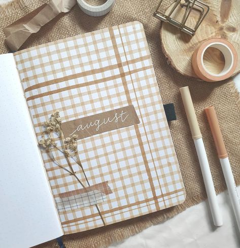 Gingham Drawing, Cute Journal Drawings, Bujo 2022 Cover Page, Simple Bullet Journal Themes, Simple Bujo Themes, Simple Journal Cover, Bujo 2023 Cover Page, 2023 Bullet Journal Cover, Simple Journal Ideas