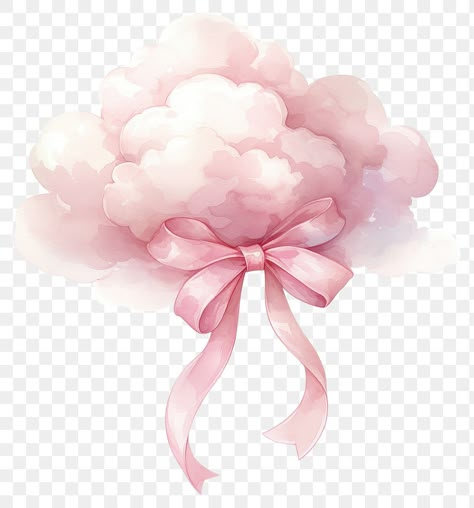 Coquette cloud accessories chandelier accessory. | free image by rawpixel.com / Ning Pink Clouds Watercolor, Pink Aesthetic Flowers Wallpaper, Cloud Accessories, Pink Clouds Aesthetic, Pink Flower Png, Cloud Watercolor, Clouds Png, Makeup Backgrounds, Watercolor Bow