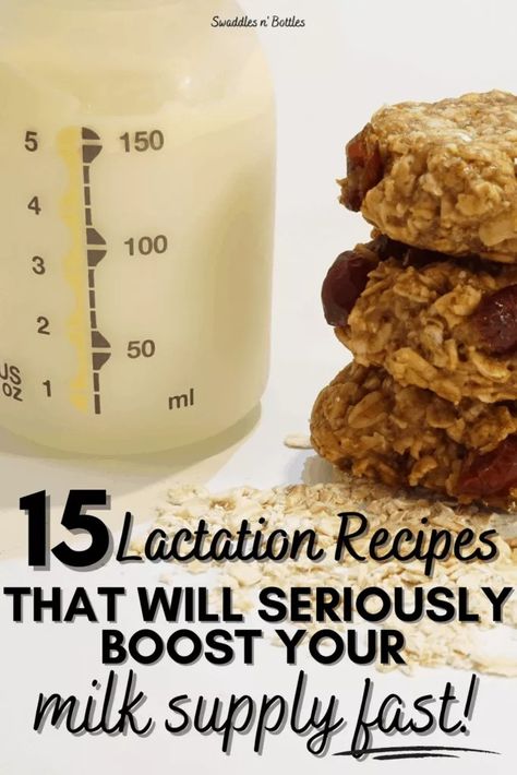 15 lactation recipes to increase your milk supply. Easy lactation cookies, brownies, shakes, smoothies and energy bites! recipes to make more milk for pumping of breastfeeding Milk Supply Cookies, Lactating Cookies Recipes, Booby Bites Recipe, Nursing Recipes Milk Supply, Nursing Cookies Lactation, Best Foods To Eat While Pumping, Laction Cookies Recipe, Breastfeeding Cookies Recipe, Recipes For Milk Supply