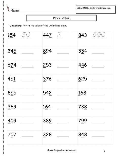 Place Value Worksheets Second Grade | place value worksheet Place Value Grade 1 Worksheet, Place Value And Value Worksheets, Place Value Worksheets 2nd Grade, Worksheets 2nd Grade, Math Fractions Worksheets, Third Grade Worksheets, Fun Math Worksheets, Place Value Worksheets, First Grade Math Worksheets