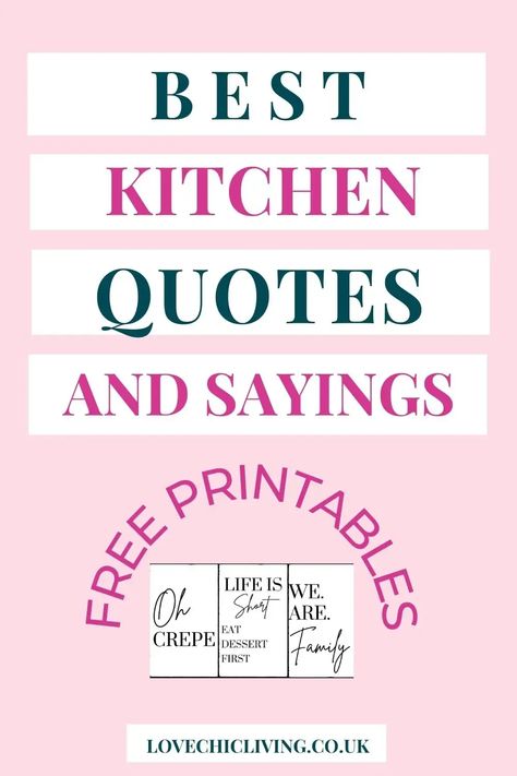 Kitchen Wall Sayings Decor Quotes, Signs For Kitchen Quotes, Funny Kitchen Wall Decor, Chalkboard Sayings For Kitchen, Sayings For Signs Home Decor Kitchen, Kitchen Sign Quotes, Quotes For Kitchen Decor, Inspirational Kitchen Quotes, Kitchen Quotes Decor Wall Words Sayings