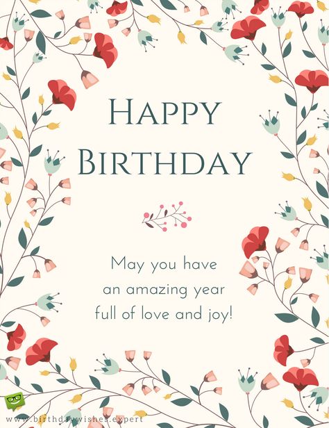 Wishing a wonderful year of good health, happiness and success. Happy Birthday! Birthday Greetings Quotes, Fb Quotes, Happy Birthday Wishes For Him, Birthday Wishes Greetings, Birthday Wishes Flowers, Birthday Greetings Friend, Happy Birthday Wishes Images, Birthday Art, Happy Birthday Wishes Quotes