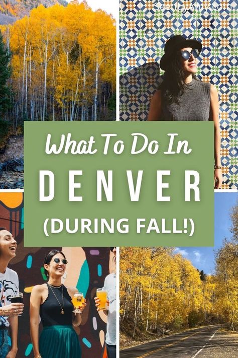 Denver Colorado Halloween, Denver October Outfits, Denver In September Outfits, Denver In October Outfits, What To Wear In Denver In September, Fall In Denver Colorado, Denver Colorado Things To Do October, Colorado Fall Vacation, Denver Itinerary Fall