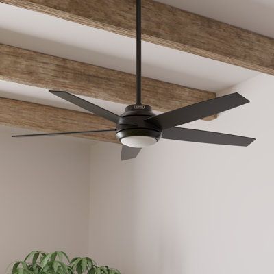 Modern Ceiling Fan Bedroom Lowe's, Large Black Ceiling Fan Living Room, Black Ceiling Fans Living Room, Black Fan In Living Room, Black Ceiling Fan Living Room Modern, Modern Black Ceiling Fan With Light, Hunter Ceiling Fans With Light, Living Room Ceiling Fan With Light, Black Ceiling Fan Living Room