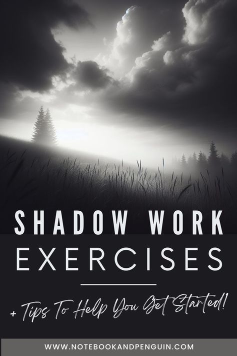 Discover the power of shadow work with our shadow work exercises guide.  Learn how to get started with tips and tricks to help you as you begin your shadow work journey.  Visit our website for free shadow work prompts and don't forget to save this pin to your shadow work board! Work Exercises, Shadow Work Prompts, Work Journal, Workout At Work, Keeping A Journal, Learning To Love Yourself, Coping Strategies, Feelings And Emotions, Shadow Work