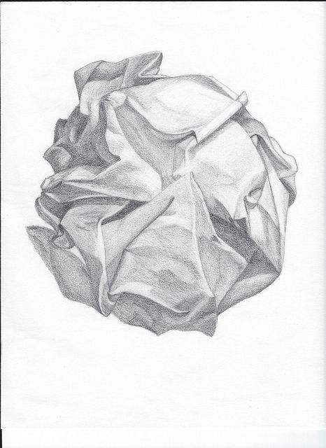 Crumpled Paper Drawing - pencil | Pencil drawing for sketchb… | Flickr Crumpled Up Paper Drawing, Crumpled Paper Sketch, Folded Paper Drawing, Piece Of Paper Drawing, Crumpled Paper Drawing, Crumpled Paper Art, Crumpled Up Piece Of Paper, Crumpled Piece Of Paper, Change Drawing