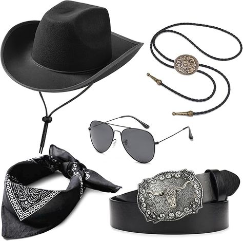 Amazon.com: RIOSO Cowboy Outfit for Men Western Outfits Accessories Cowboy Costume Halloween Cosplay : Clothing, Shoes & Jewelry Black Cowboy Costume Men, Men Western Outfits, Cowboy Costume Halloween, Mens Cowboy Outfit, Cowboy Costume Mens, Cowboy Outfit For Men, Western Paisley, Halloween Cowboy, Cowboy Accessories