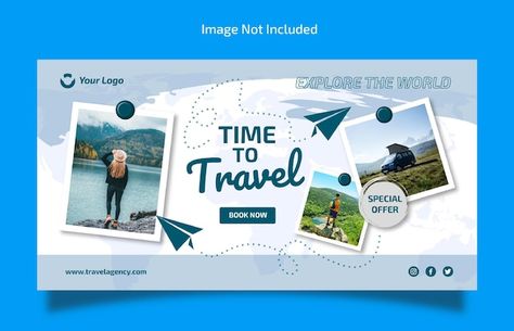 Travel Banner, Modern Post, Travel Collage, Travel Poster Design, Header Design, Editing Ideas, Thumbnail Design, Food Poster Design, Youtube Banners