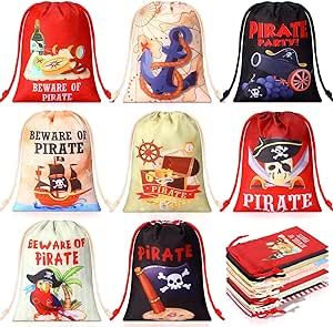 Halloween Pirate Ship, Ship Cosplay, Pirate Favors, Pirate Party Favors, Party Candy Bags, Pirate Gifts, Adventure Party, Pirate Birthday Party, Pirate Birthday