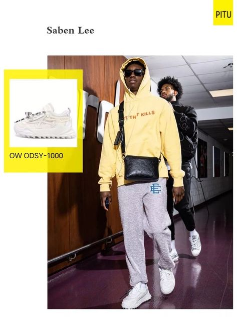 Saben Lee Off White Odsy-1000 Odsy 1000, Nba Players, Nba, Off White, White, Quick Saves