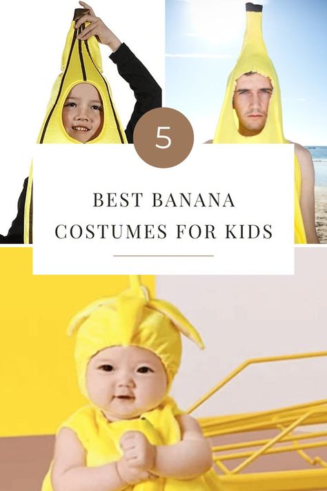 Make sure your child has a costume they'll love by choosing one of these amazing banana costumes! Kids Banana Costume, Banana Costume, How To Make Your, Kids Costumes, Make Sure, Little One, For Kids, Make Your, Make It Yourself