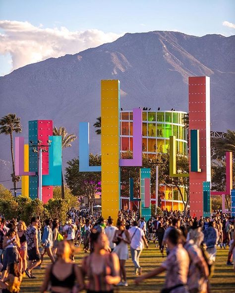 Coachella 2024 Aesthetic, Coachella Design, Coachella Photography, Coachella Event, Coachella Camping, Coachella Aesthetic, Music Festival Aesthetic, Coachella 2024, Event Proposal