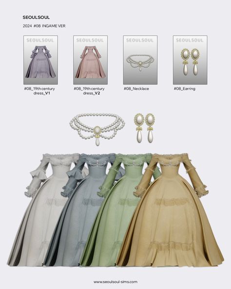 [Ingame ver] 𝓑𝓻𝓲𝓭𝓰𝓮𝓻𝓽𝓸𝓷🎀 | Patreon Ts4 Tiara Cc, Sims 4 Cc Vintage Jewelry, Sims 4 Cc Long Dress Formal, Sims 4 Royal Outfits, Sims 4 Royale Cc, Sims 4 Pride And Prejudice, Sims 4 Bridgerton Dress, Bridgeton Sims 4 Cc, Sims 4 Robes Cc