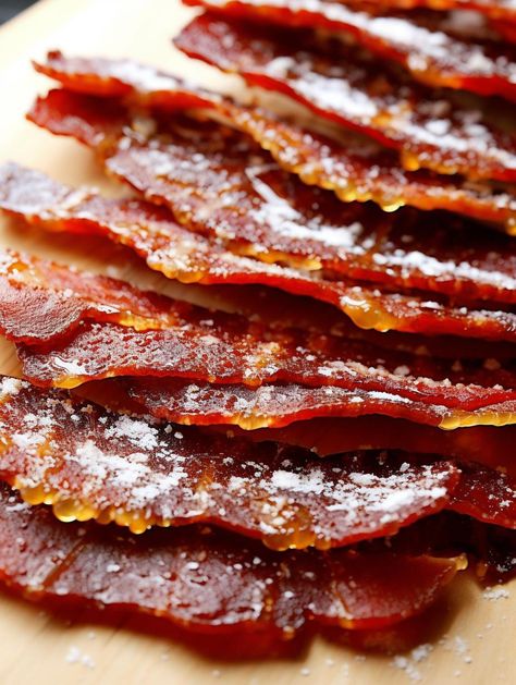 Sweet and Tangy Caramelized Turkey Bacon Turkey Bacon Recipes, Bacon Recipes Breakfast, Caramelized Bacon, Turkey Meat Recipes, Turkey Glaze, Breakfast Places, Turkey Bacon, Gluten Free Eating, Honey And Cinnamon