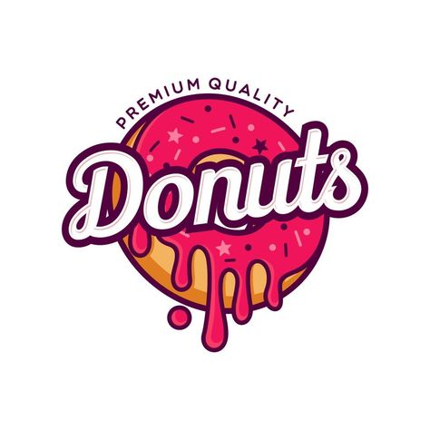 donut doughnut with king crown icon logo design in modern trendy cartoon line style clip art illustration Crown Icon, Donut Cartoon, Donut Store, Donut Logo, Donut Art, Icon Logo Design, Donut Vector, Donut Decorations, Cute Donuts