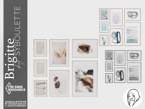 Sims 4 Cc Pictures Decoration, Sims 4 Pictures Cc, 4 Picture Frame, Sims 4 Tsr, Mod Furniture, Cc Furniture, Sims 4 Bedroom, Sims 4 Expansions, Tumblr Sims 4