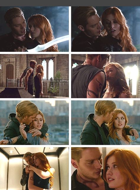 My Favourite out of the whole thing Clace Shadowhunters, Alec And Jace, Clary Und Jace, Clary Y Jace, Shadowhunters Series, Clary And Jace, Shadowhunters Tv Show, Dominic Sherwood, Cassie Clare